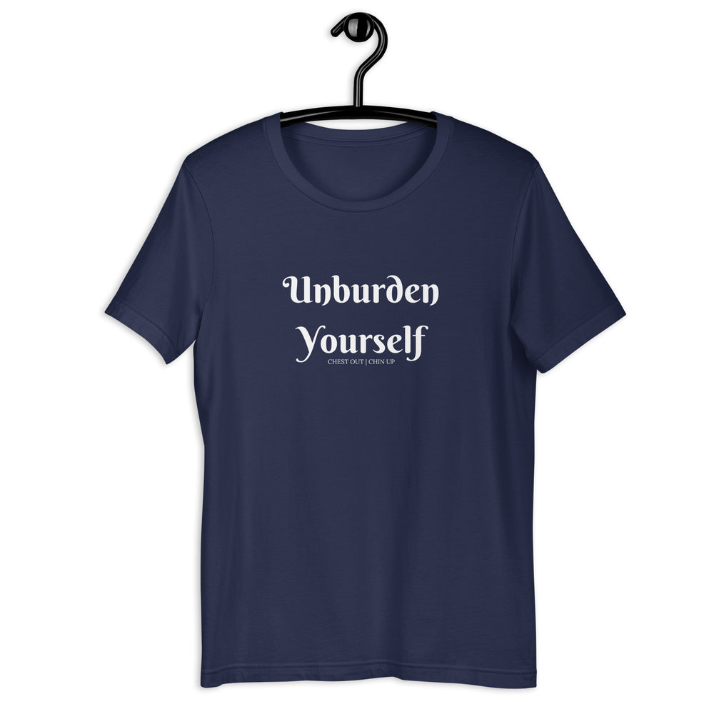 
                
                    Load image into Gallery viewer, Unburden Yourself Unisex T-Shirt
                
            